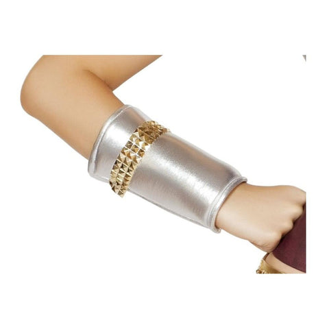 Wrist Cuffs w/Gold Trim Detail-As Shown