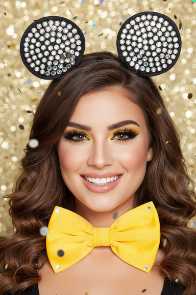 Rhinestone Mouse Ears, DIY Mouse Halloween Costumes Accessory