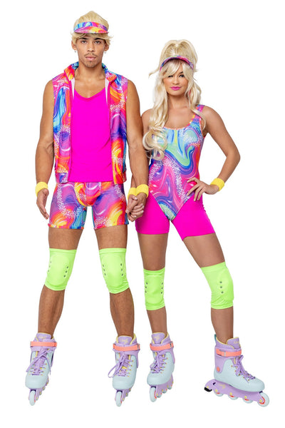Retro Rollerblade Doll Costume