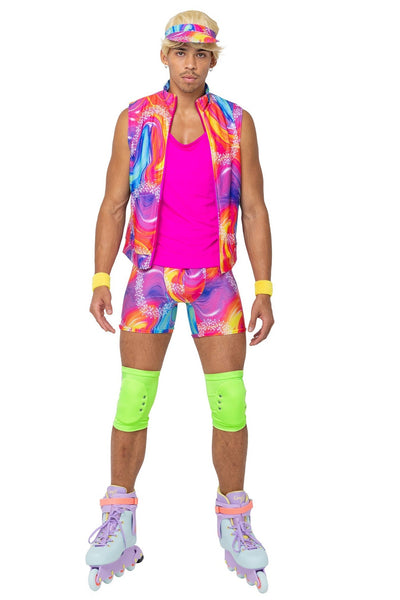 Mens Retro Rollerblade Stud Costume