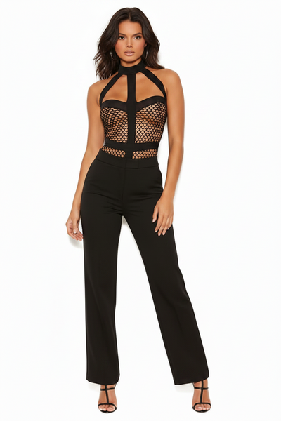 Black Diamond Net Bodysuit