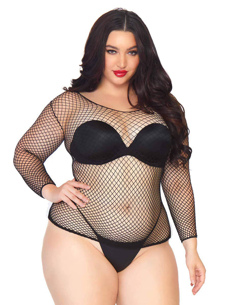 So Chill Fishnet Long Sleeve Top