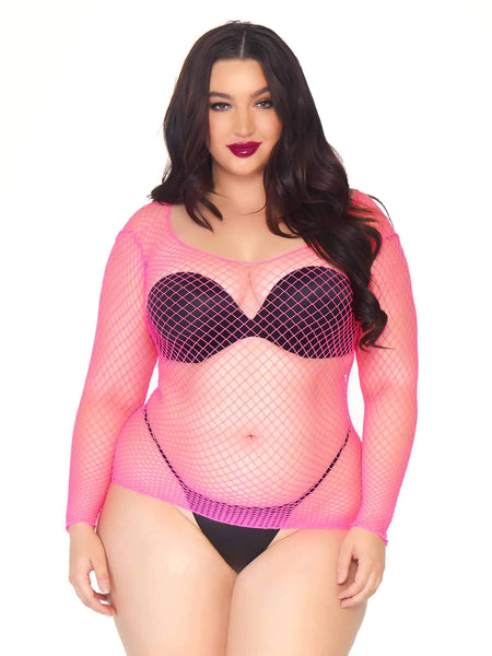 So Chill Fishnet Long Sleeve Top