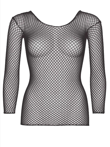 So Chill Fishnet Long Sleeve Top