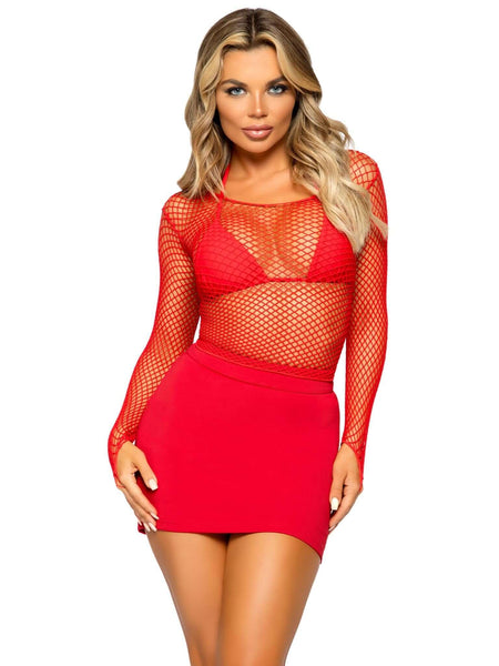So Chill Fishnet Long Sleeve Top