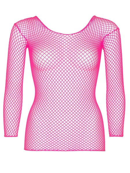 So Chill Fishnet Long Sleeve Top
