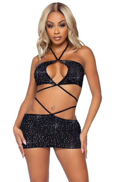 Passion Play Bandeau & Skirt Set
