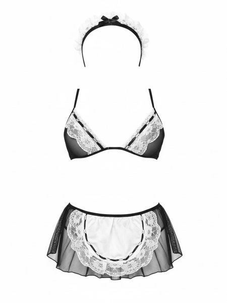 Flirty French Maid Outfit Set