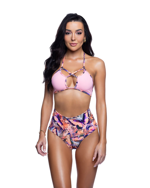Criss-Cross Halter Top, JValentine Festival Outfit