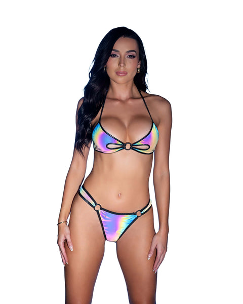 Reflective Ring Bikini Set, JValentine Festival Outfit