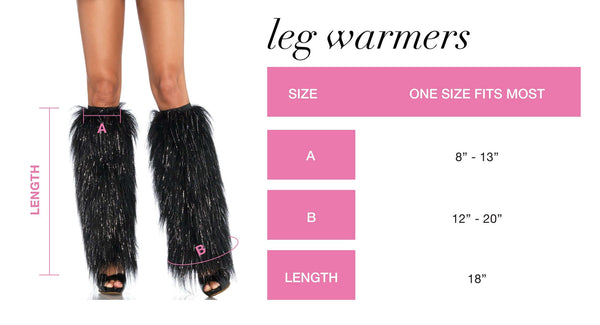 Kira Furry Leg Warmers