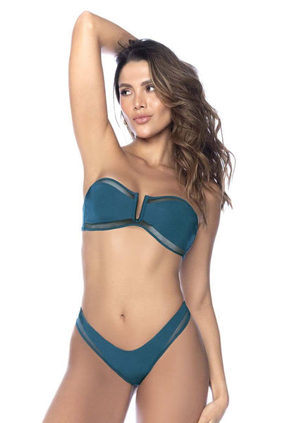 Prague Tri Top Bikini Set, Beach Resorts Vacation Swimwear