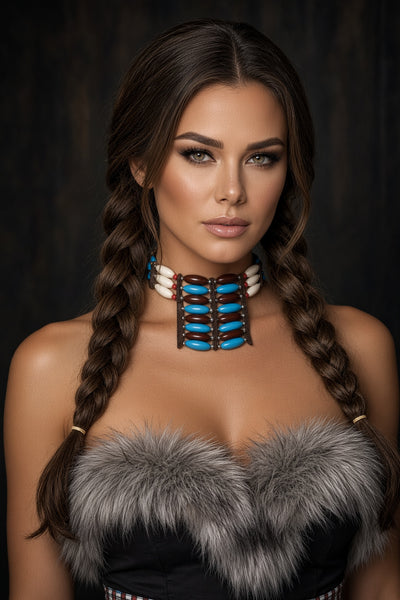 Indian Necklace with Stones