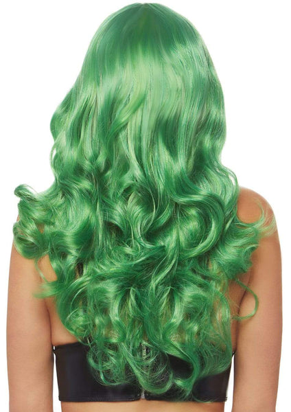 24" Wavy Wig with Bangs