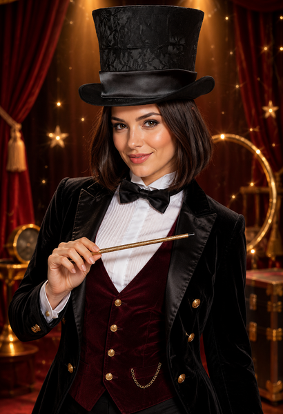 Deluxe Top Hat, DIY magician Halloween Costumes Hat