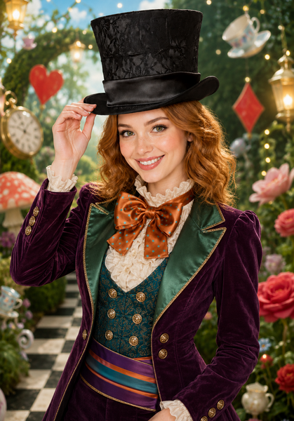 Deluxe Top Hat, DIY Mad Hatter Halloween Costumes Hat