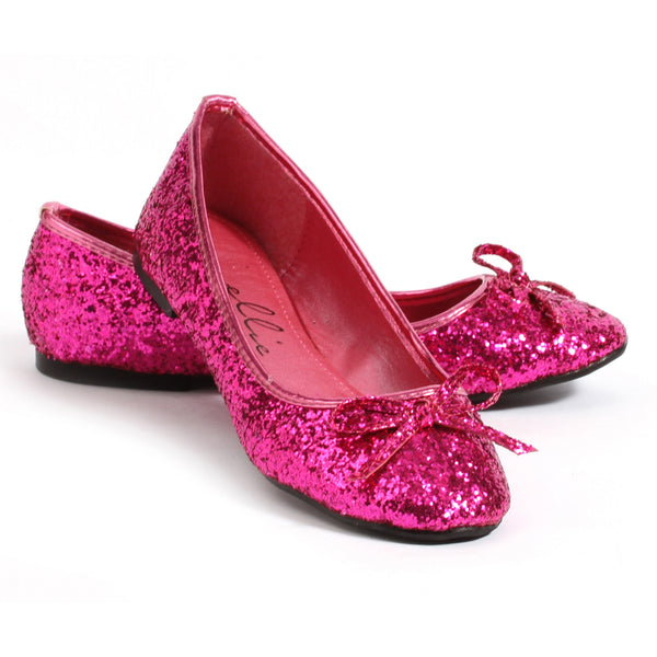 Glitter Flat With Bow