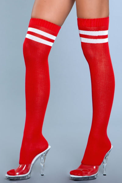 Going Pro Thigh Highs Red