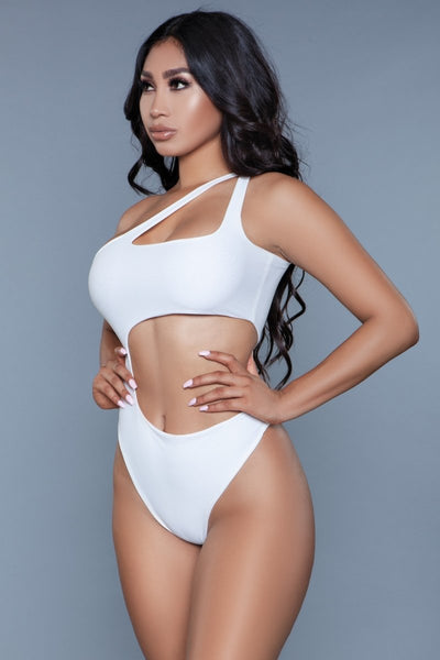 Quinn One Piece Swimsuit White
