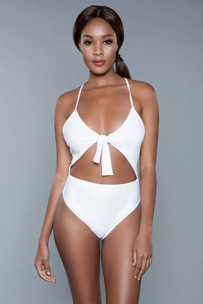 Delaney One Piece Swimsuit White