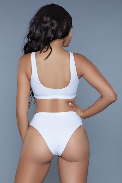 Vera 2 Piece Bikini Set White