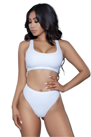 Vera 2 Piece Bikini Set White