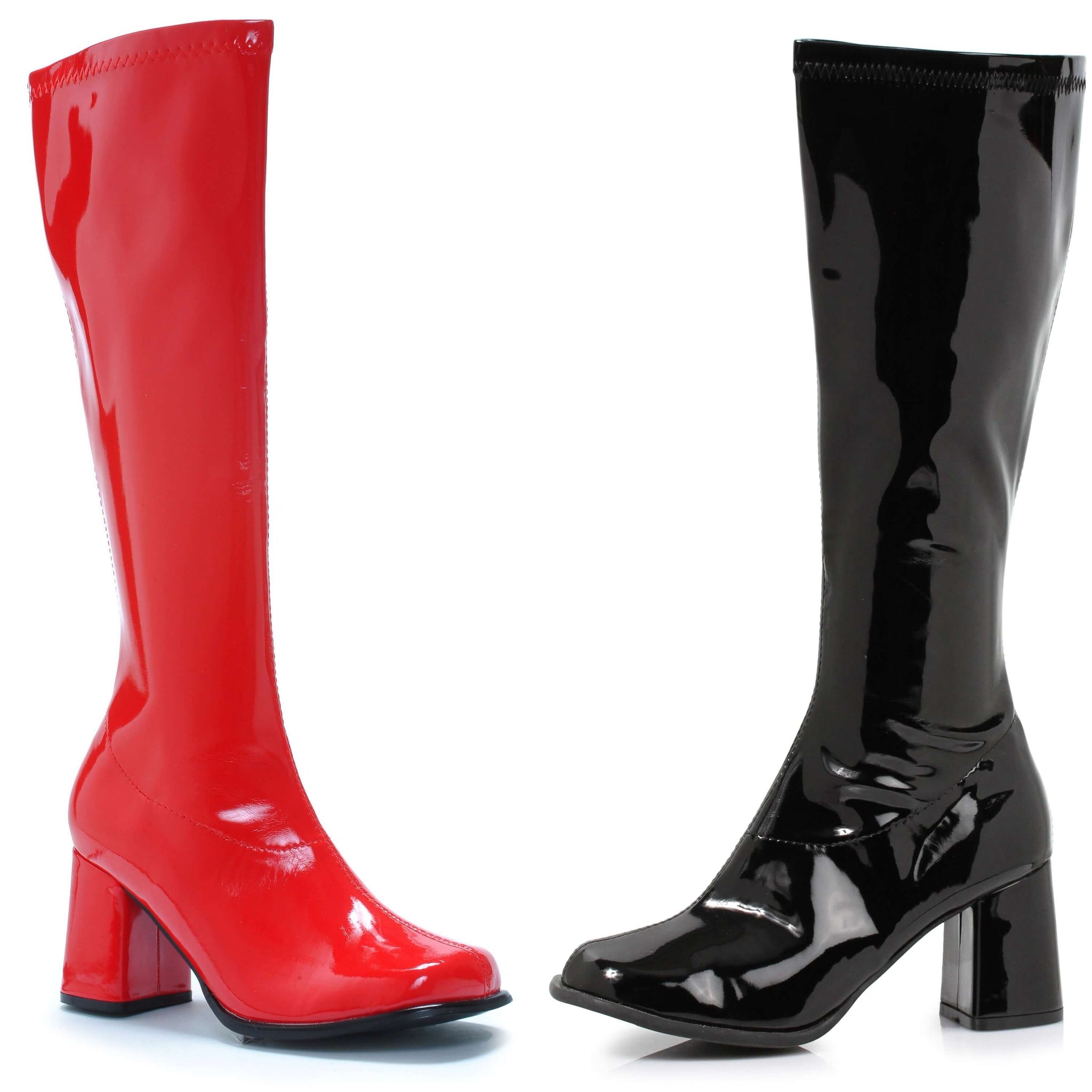 3 Knee High Boot (Blk-Left Red-Right)