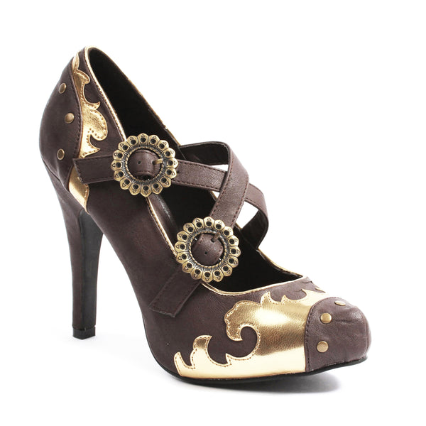 Steampunk High Heel Woman Shoes