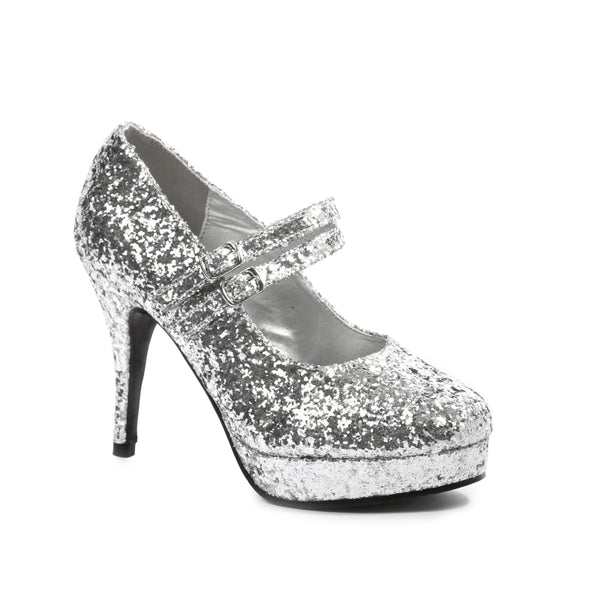 4 Double Strap Glitter Mary Jane