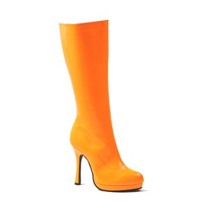 4“ Heel Knee High Boot Neon. Women