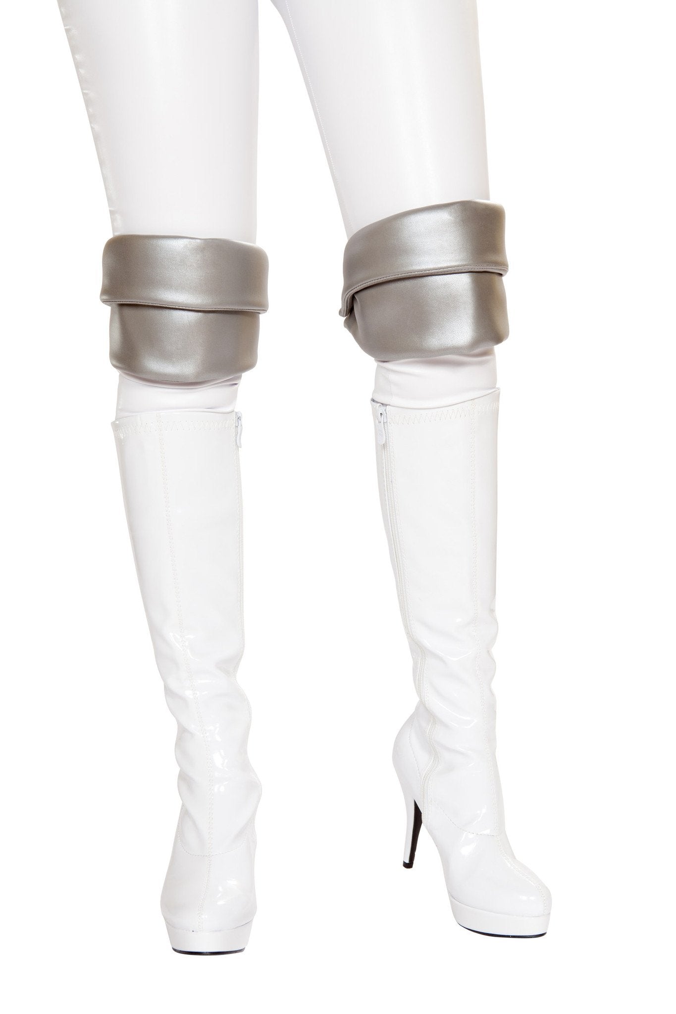 Silver Knee Pads