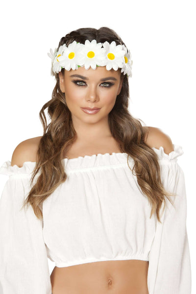 Light-up Sunflower Headband, DIY Flower Power Hippie Retro Costume