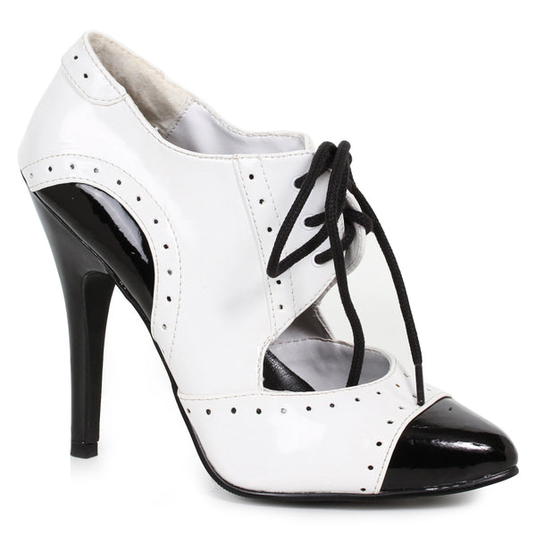 Black and White Oxford Woman Shoes