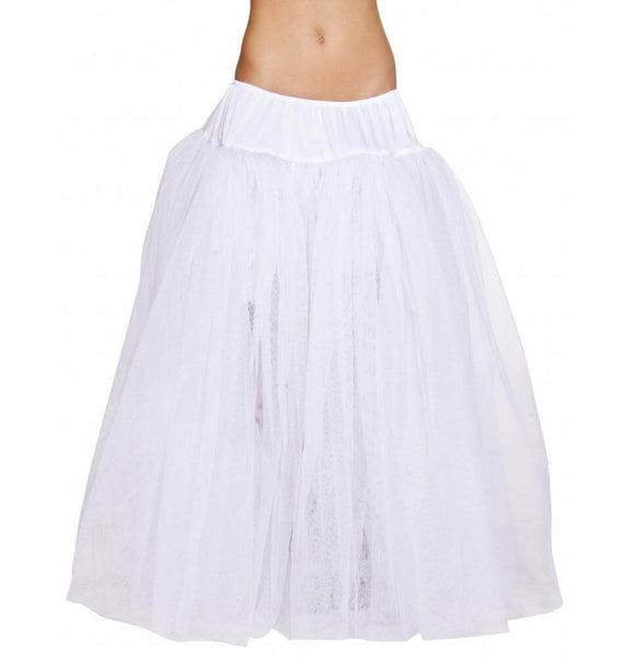 Full Length White Petticoat, 1950s looks, gothic theatrical gowns
