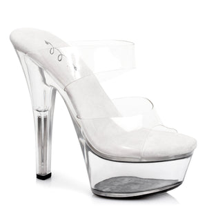 6 Heel Clear Sandal