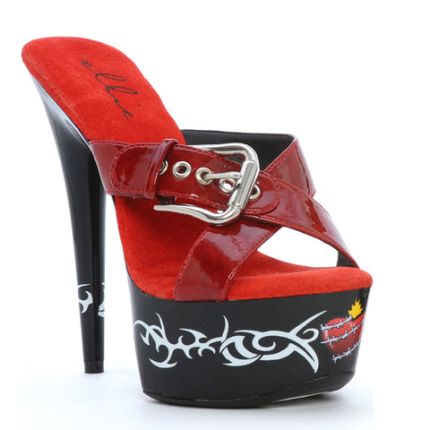 6 HEART TATTOO STILETTO