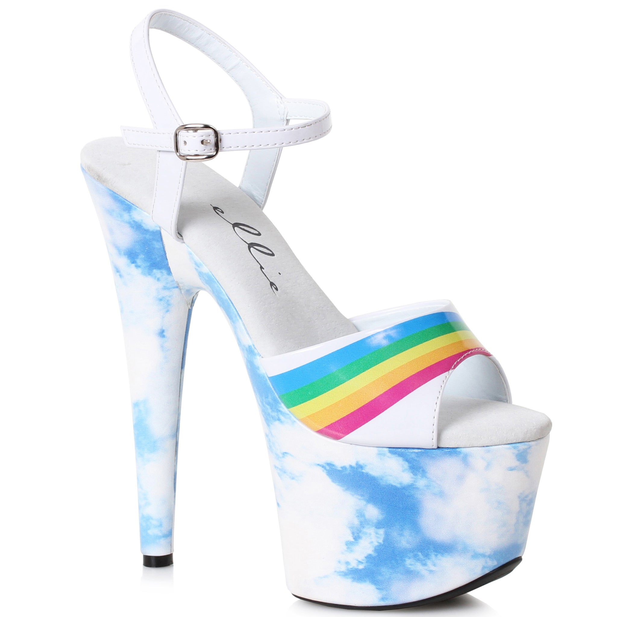 7 Cloud Print Sandal