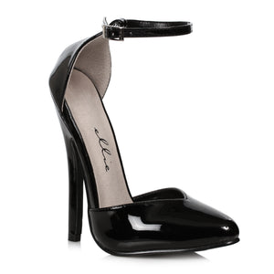 6 Heel Fetish Pump With Ankle Strap