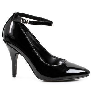 4 Heel B Width Pump With Ankle Strap