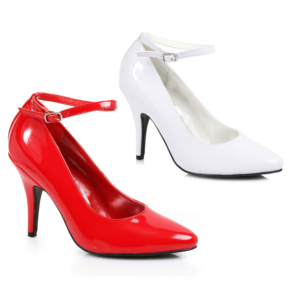 4 Heel B Width Pump With Ankle Strap