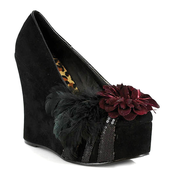 4.5 Heel Wedge With Feather