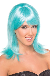 Doll Wig Light Blue