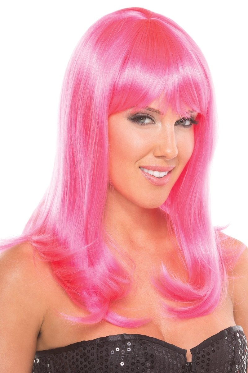 Hollywood Wig  Hot Pink