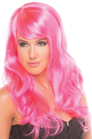 Burlesque Wig Hot Pink