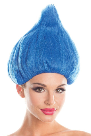 Troll Wig Unisex Blue