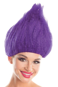 Troll Wig Unisex Purple