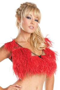 Ostrich Feather Top