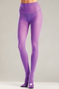 Purple Opaque Pantyhose
