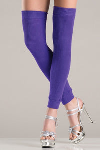 Purple Acrylic Leg Warmer