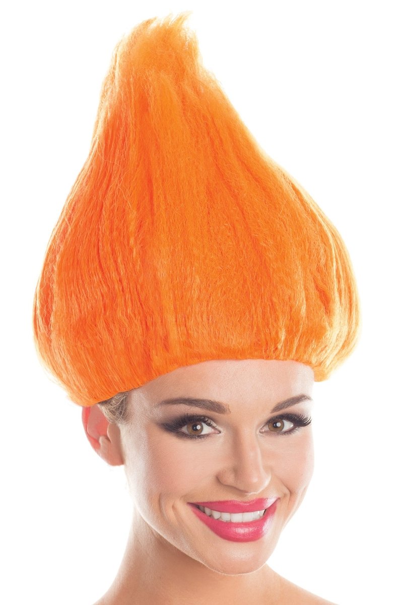 Troll Wig Unisex Orange